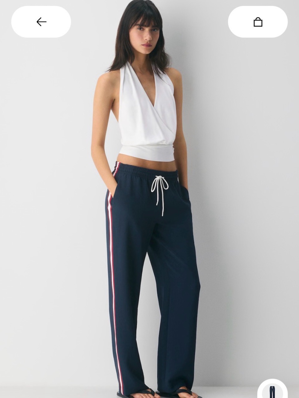 Aritzia thesis pant - creppete